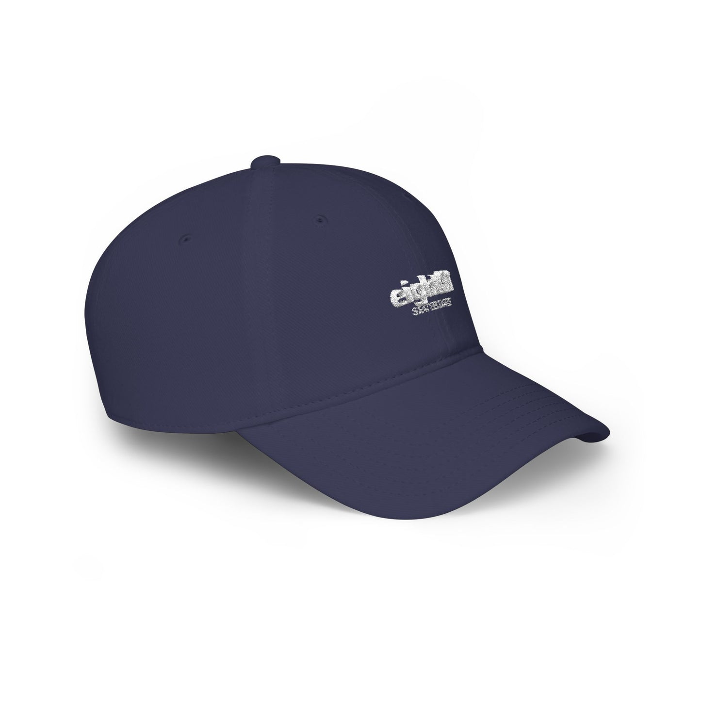 eight01 Skateboards Low Profile Baseball Cap — Distressed Logo Dad Hat for Skateboarders