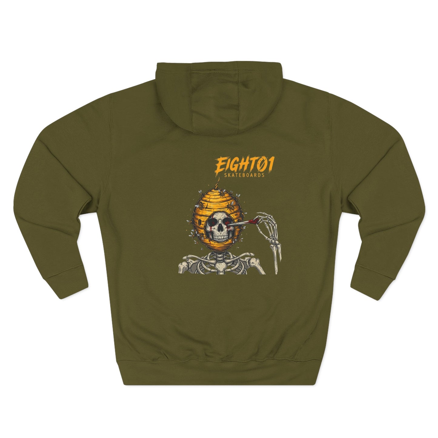 Beehive State of Mind -Three Panel Fleece Hoodie